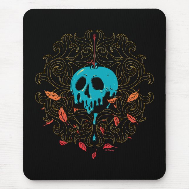 The Evil Queen | Skull Apple Design Mouse Pad (Front)