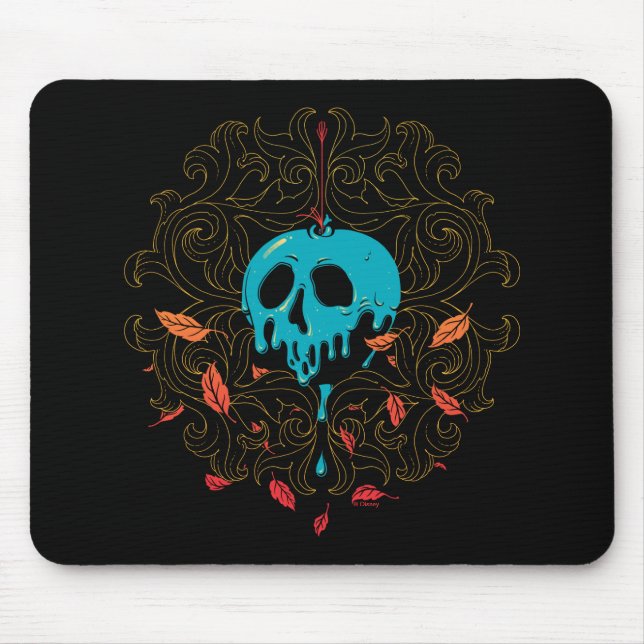 The Evil Queen | Skull Apple Design Mouse Pad (Front)