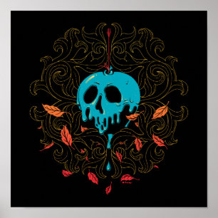 The Evil Queen   Skull Apple Design Poster