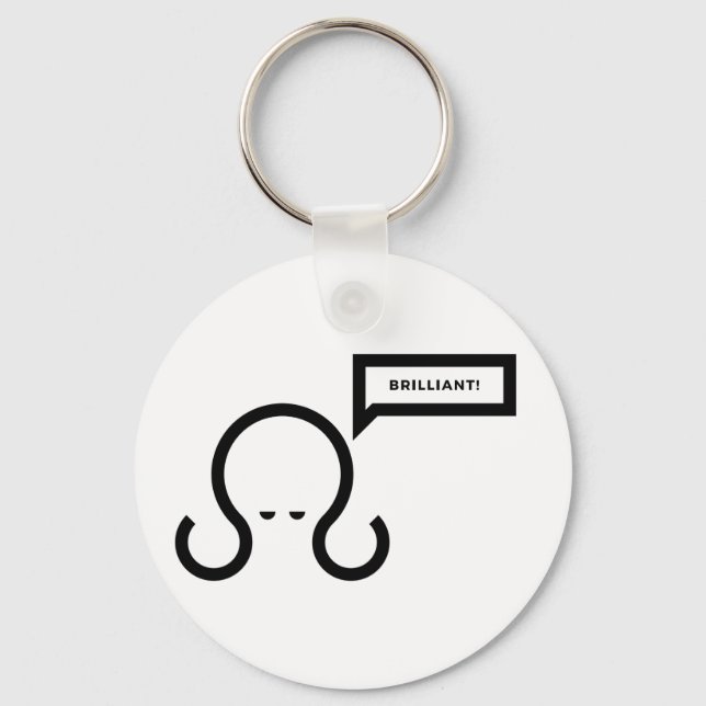 The Evil Squid Keychain (Front)