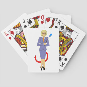 The Evil Teacher Playing Cards
