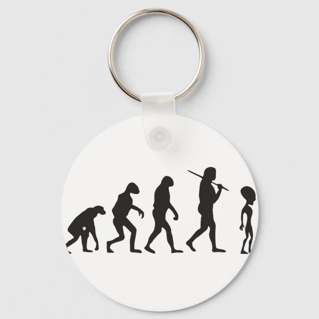The Evolution Of Alien Keychain (Front)