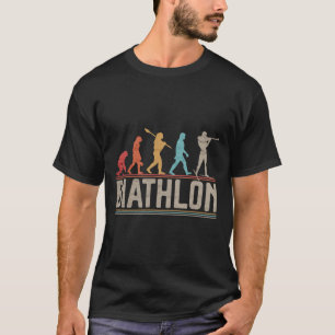 The Evolution Of Biathlon Target Shooting Xc Skiin T-Shirt