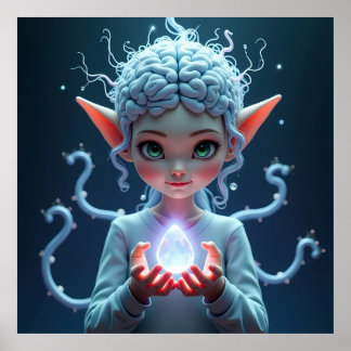 The Evolution of Intelligence AI Poster