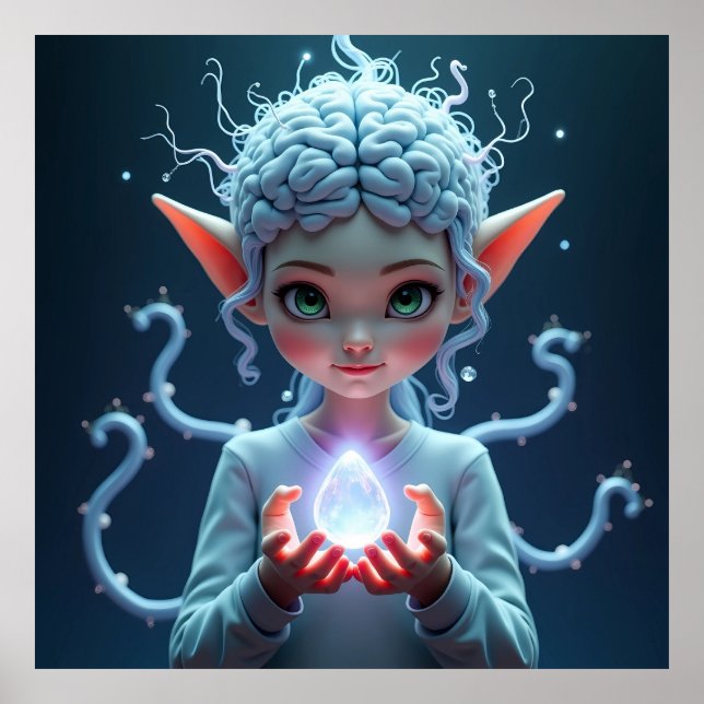 The Evolution of Intelligence AI Poster (Front)