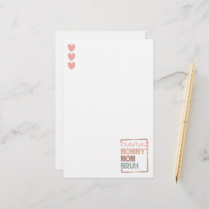 The Evolution of Mom: From Mama to Bruh Stationery
