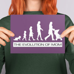 The Evolution of Mom Postcard