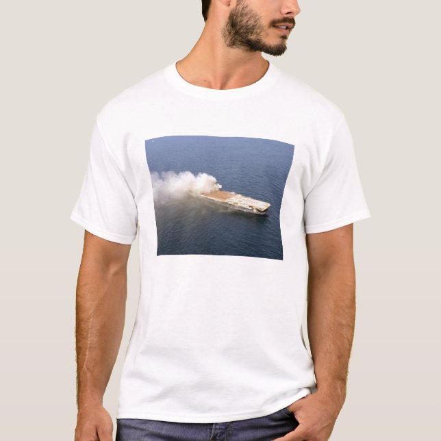 The ex-Oriskany, a decommissioned aircraft carr T-Shirt (Front)