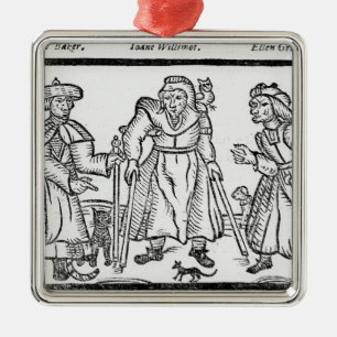 The Examinations of Anne Baker, Joanne Metal Ornament