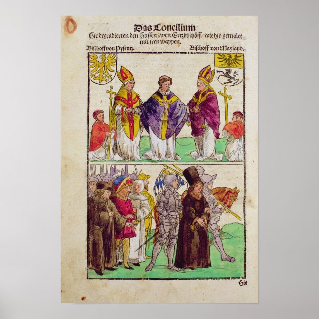 The execution of Jan Hus Poster (Front)