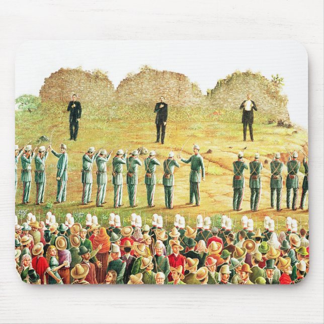 The Execution of Maximilian I Mouse Pad (Front)