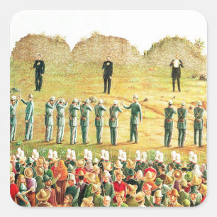 The Execution of Maximilian I Square Sticker