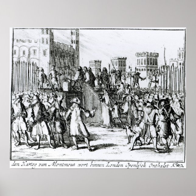 The Execution of the Duke of Monmouth Poster (Front)