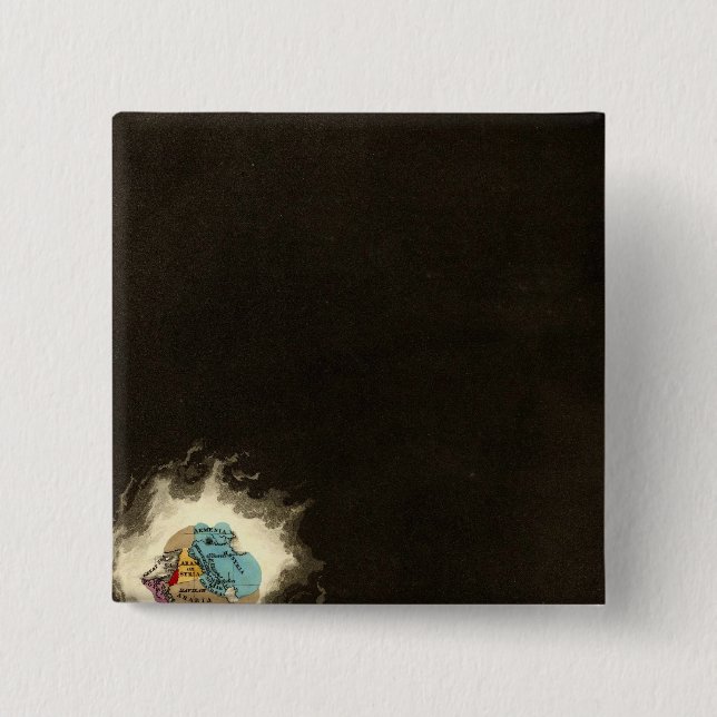 The Exodus of The Israelites 1491 BC 2 Inch Square Button (Front)