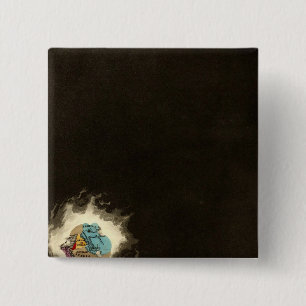 The Exodus of The Israelites 1491 BC 2 Inch Square Button