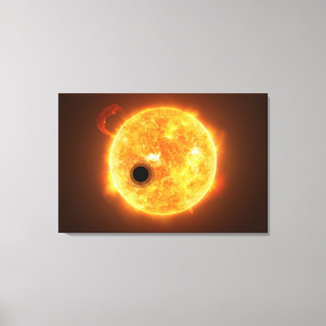 The Exoplanet Wasp-107b Is A Gas Giant Canvas Print (Front)