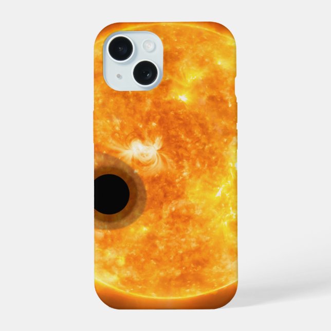 The Exoplanet Wasp-107b Is A Gas Giant iPhone 15 Case (Back)