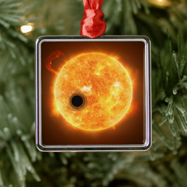 The Exoplanet Wasp-107b Is A Gas Giant Metal Ornament (Tree)