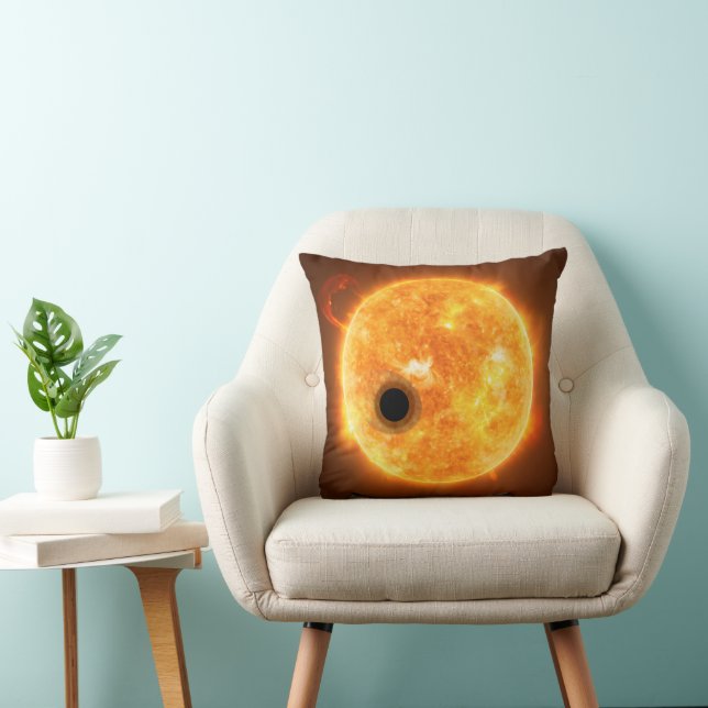 The Exoplanet Wasp-107b Is A Gas Giant Throw Pillow (Chair)