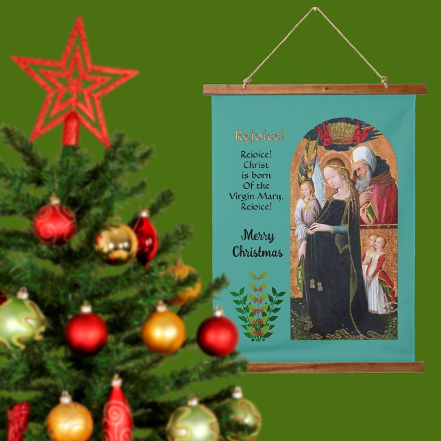 The Expectant Madonna with Saint Joseph Hanging Tapestry (Creator Uploaded)