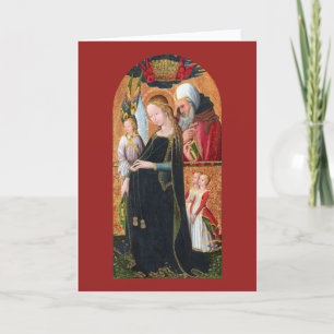 The Expectant Madonna with St. Joseph (Plain) Holiday Card