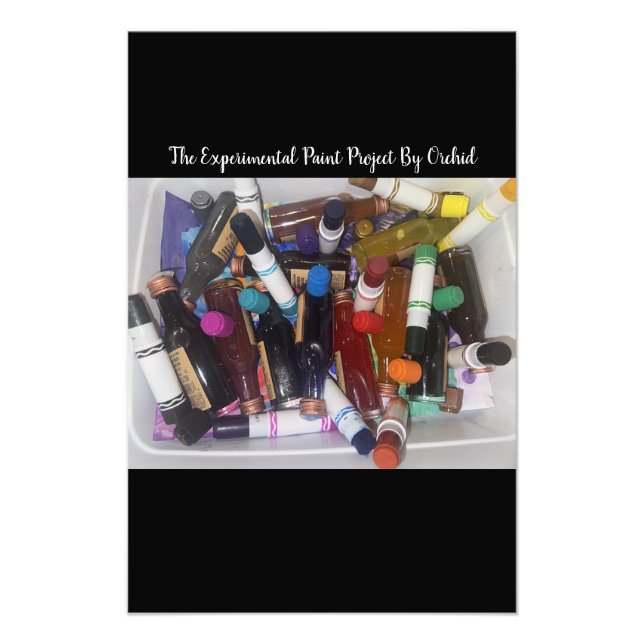 The Experimental Paint Photo Enlargement Print (Front)