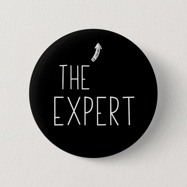 The Expert 2 Inch Round Button (Front)