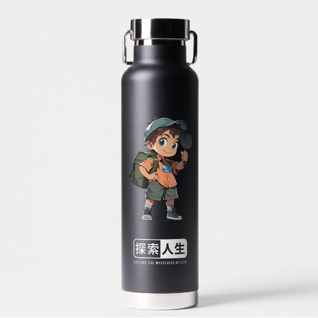 The Explore Life | Thor Copper Vacuum Insulated Water Bottle (Front)