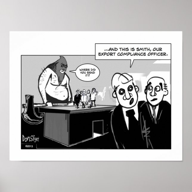 The Export Compliance Officer Poster (Front)
