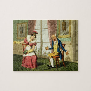 The Expostulation, pub. by G. Humphrey, 1821 (colo Jigsaw Puzzle