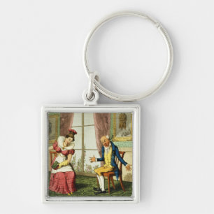 The Expostulation, pub. by G. Humphrey, 1821 (colo Keychain