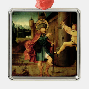The Expulsion of Saint Roch from Rome Metal Ornament