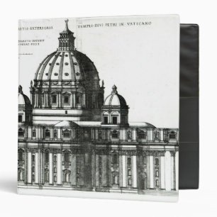 The Exterior of St. Peter's Basilica in Rome Binder