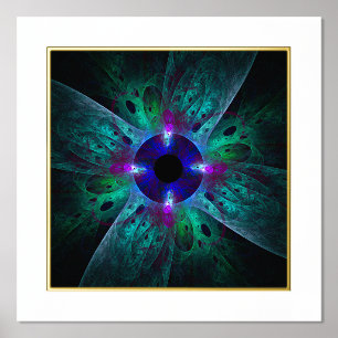 The Eye Abstract Art Foil Prints
