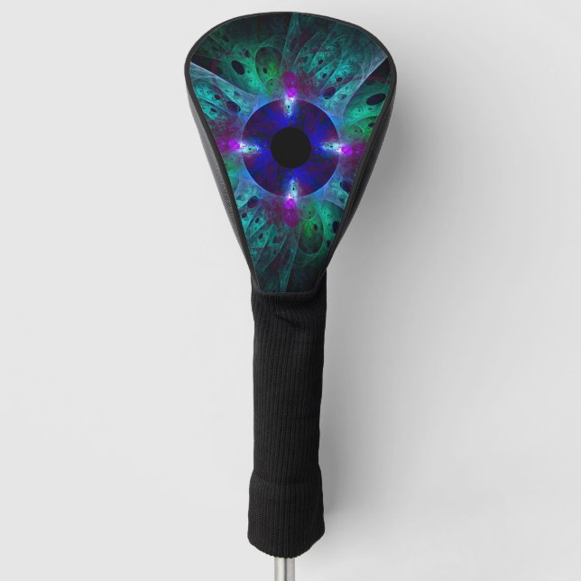 The Eye Abstract Art Golf Head Cover (Front)