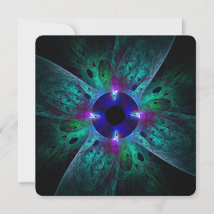The Eye Abstract Art Invitation