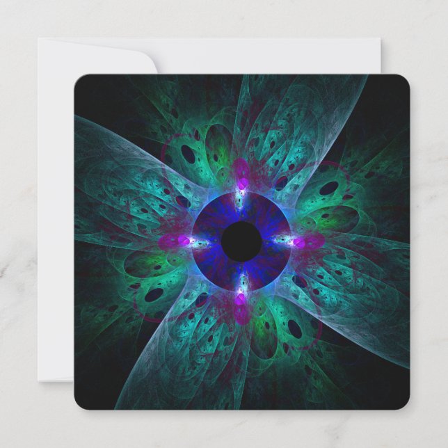 The Eye Abstract Art Invitation (Front)