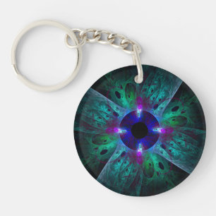The Eye Abstract Art Keychain