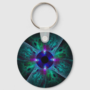The Eye Abstract Art Keychain