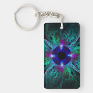 The Eye Abstract Art Keychain
