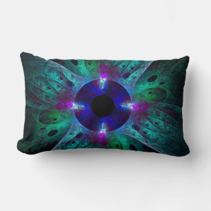 The Eye Abstract Art Lumbar Pillow