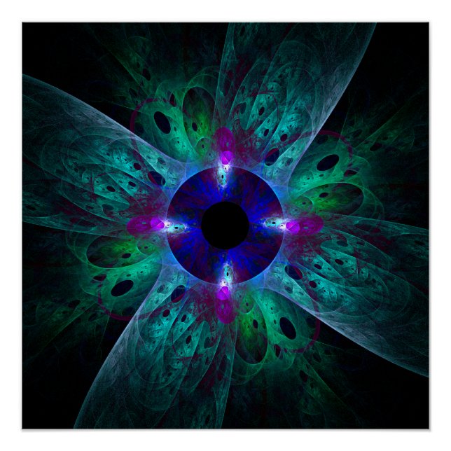 The Eye Abstract Art Poster (Front)