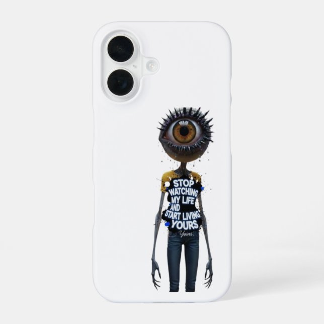 The Eye And Word Collection iPhone 16 Case (Back)