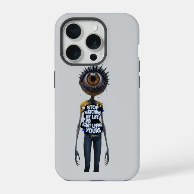 The Eye And Word Collection iPhone Case (Back)