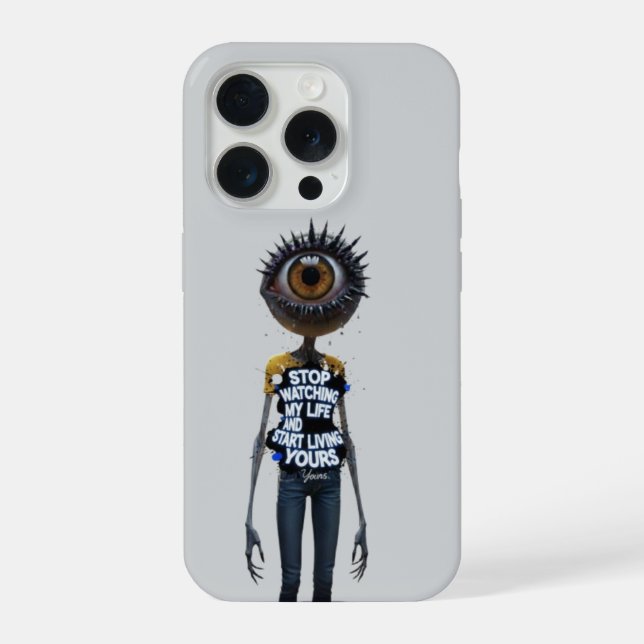 The Eye And Word Collection iPhone Case (Back)