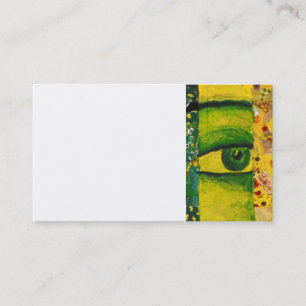 The Eye - Gold & Emerald Awareness Business Card