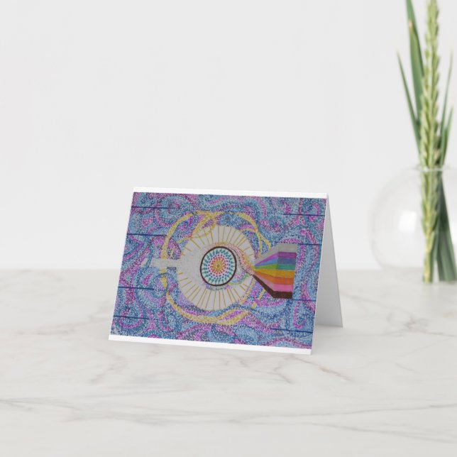 The Eye of G-D Blank Greeting Card (Front)