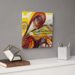 The Eye of God by Georgiana Houghton  Square Wall Clock