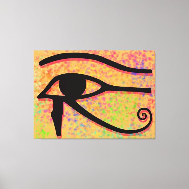 The Eye of Horus Canvas Print (Front)