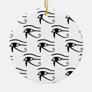 The Eye Of Horus Pattern Ceramic Ornament